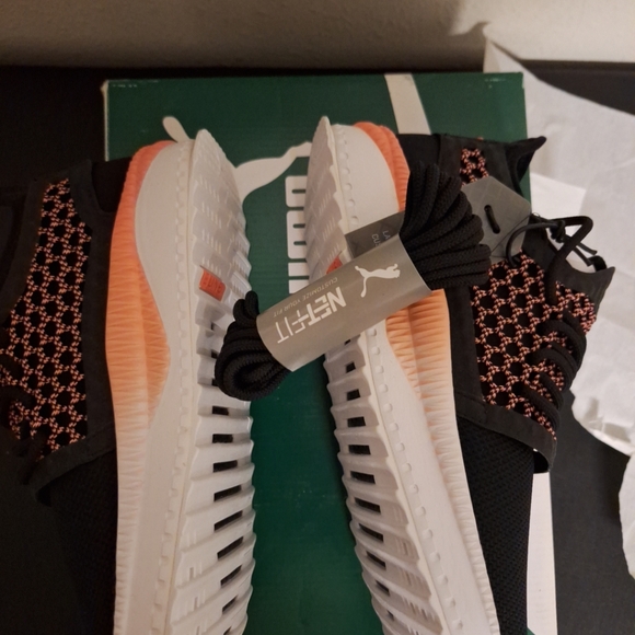 Size 8 - PUMA Tsugi Shell Pink Netfit V2 Sneaker White - Picture 10 of 12